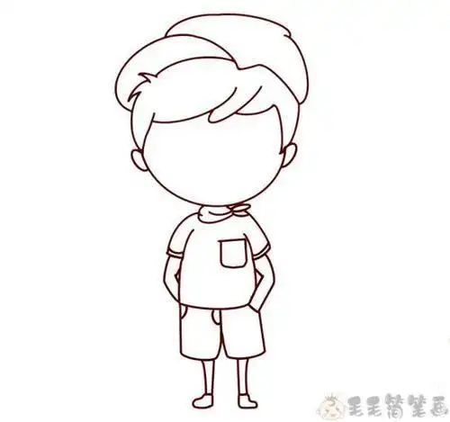小孩男生简笔画视频