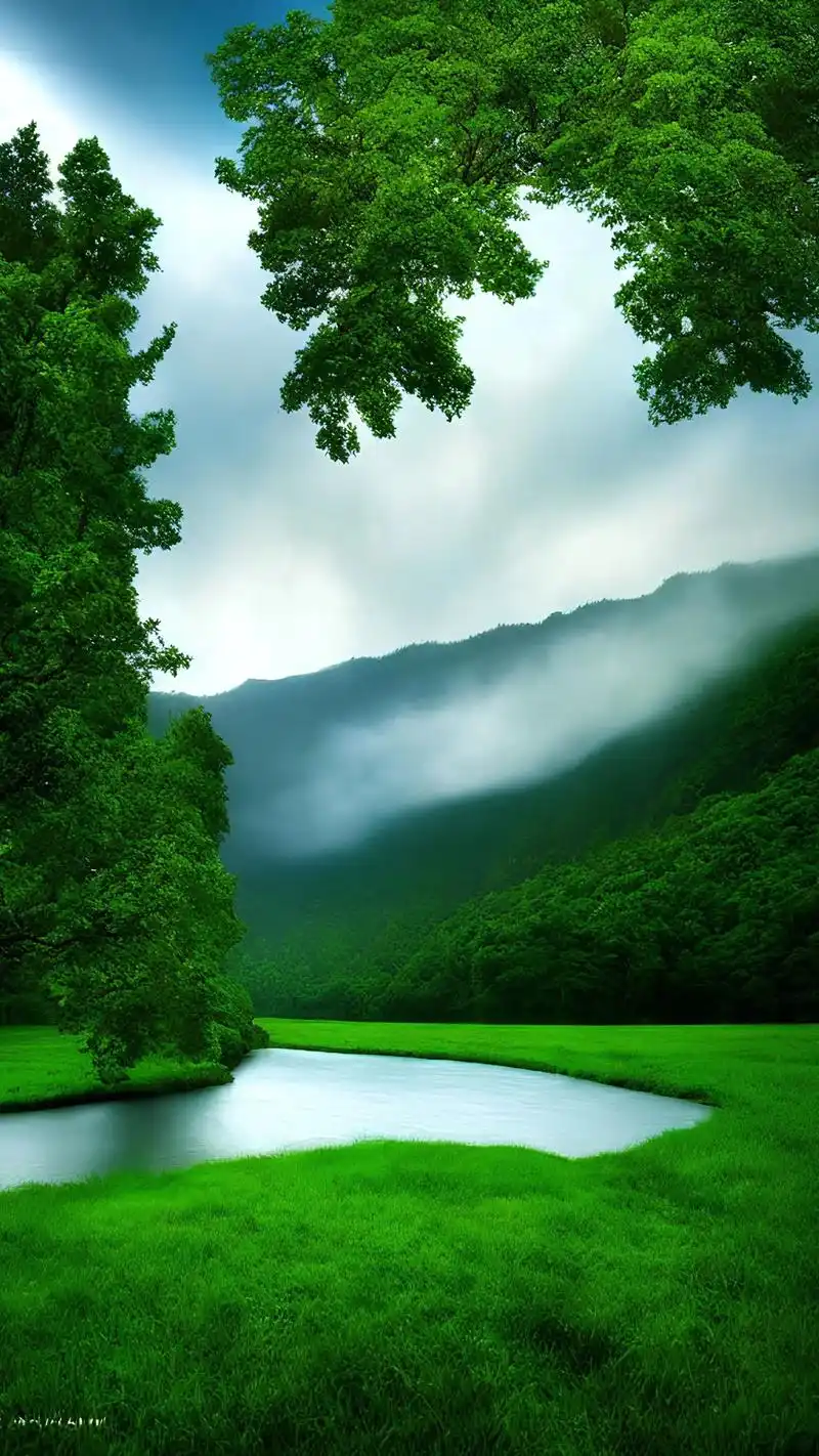 珍爱大自然,共享美好生活.蓝天白云,青山绿水,是我们日常生活 - 抖音