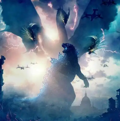 我们还从预告片和海报中看到了另一位怪兽之王——魔斯拉