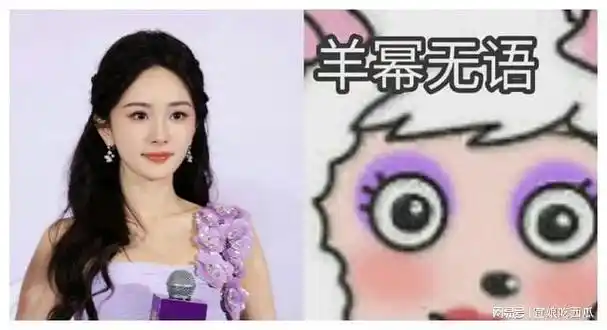 杨幂意外撞脸表情包,网友调侃引发网络热议|妆容|女明星_网易订阅