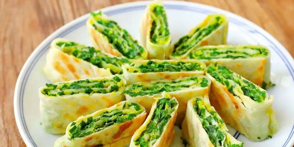 韭菜鸡蛋饼这样做,吃着更香哦