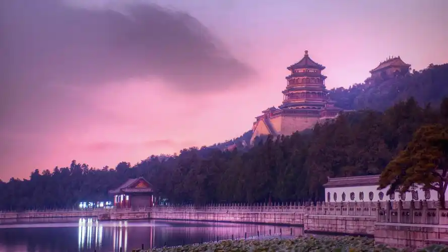 唯美中国风建筑风景桌面壁纸