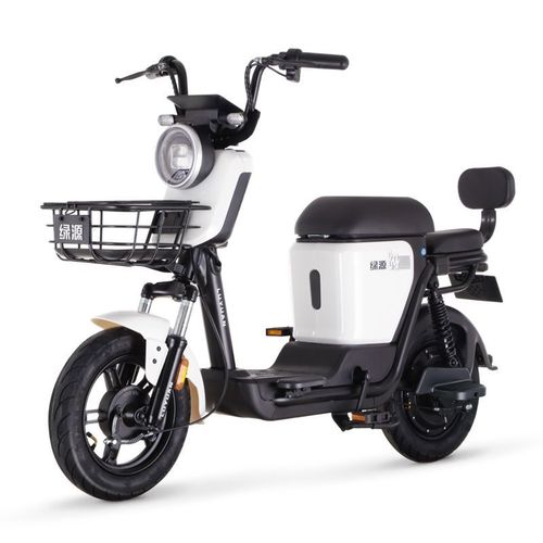 绿源48v20a锂电电动自行车zfa成人男女小型代步接娃长跑王电瓶车