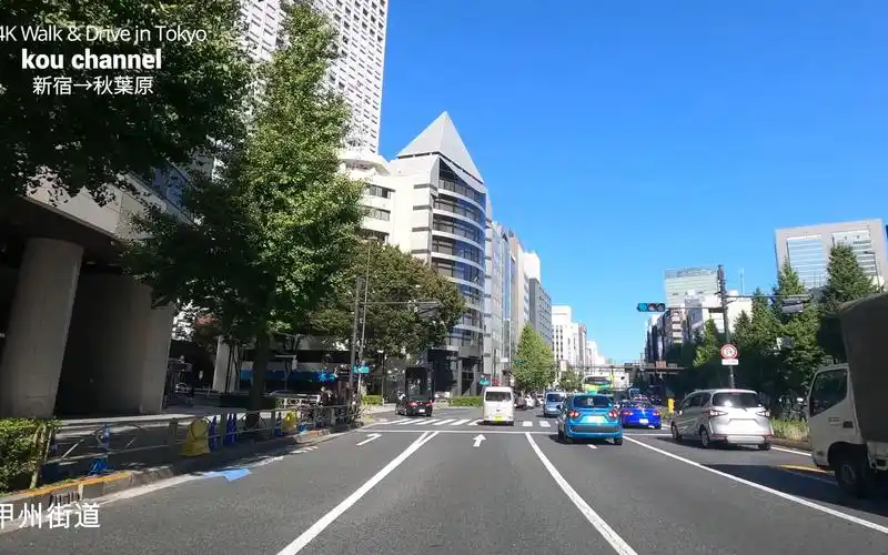 【超清日本】【东京】【4k】2023 东京 从新宿开车到秋叶原-御坂网络