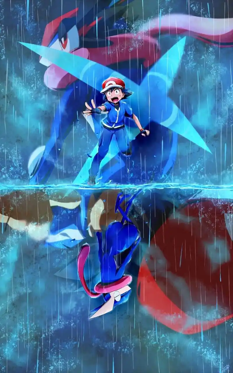 神奇宝贝 #手机壁纸 #甲贺忍蛙 #超帅壁纸  - 抖音