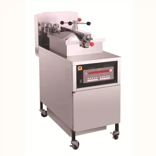 热销海外炸鸡炉 开口油炸锅 大型商用西餐店用 油炸食品加工机械