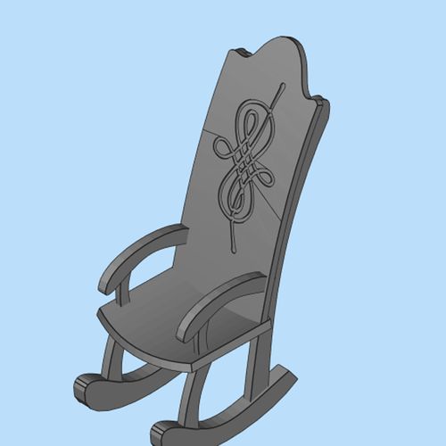 简单的摇摇椅01210626三维图纸(stl格式)