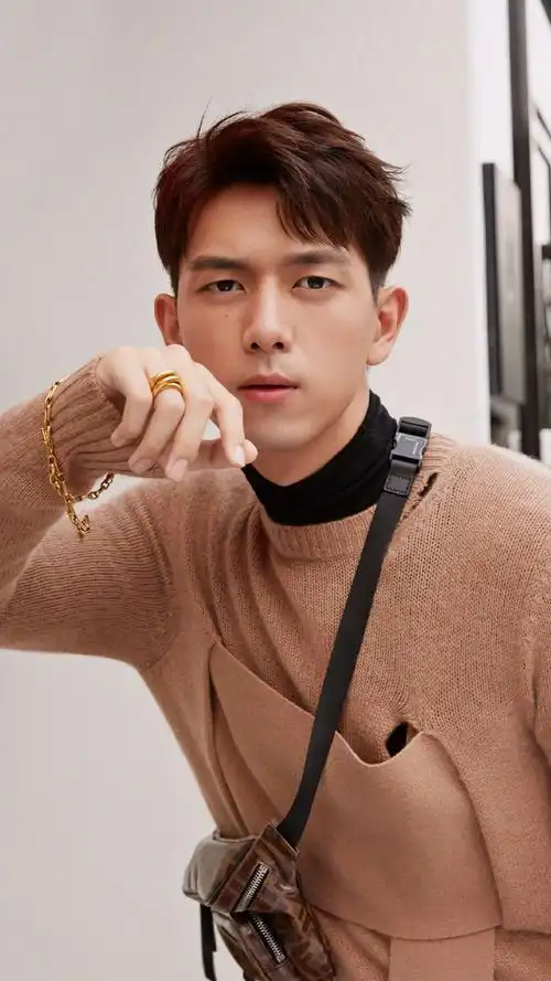 李现帅气有型街拍写真手机壁纸李现帅气街拍帅哥男明星