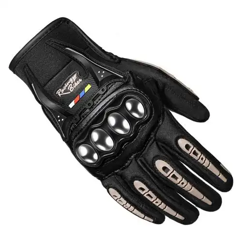 闪电客摩托车手套男加厚冬季保暖防摔骑行机车触屏手套骑士装备四季