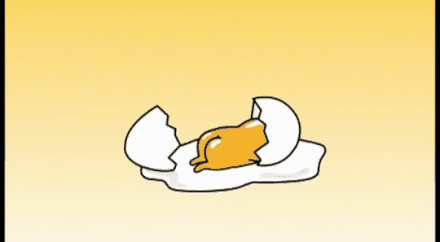 动画# #动图# #gudetama#.