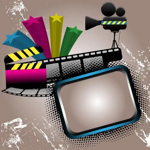 影视影院广告背景矢量素材下载(图片id:961888)_-其他-矢量素材_ 集
