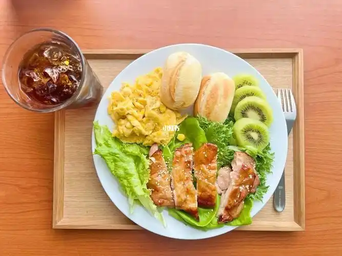 一人食午餐健康餐盘