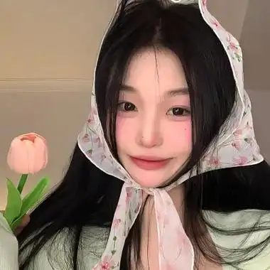 ins风森系捧花女生头像图片 真人甜美捧花微信女头合集