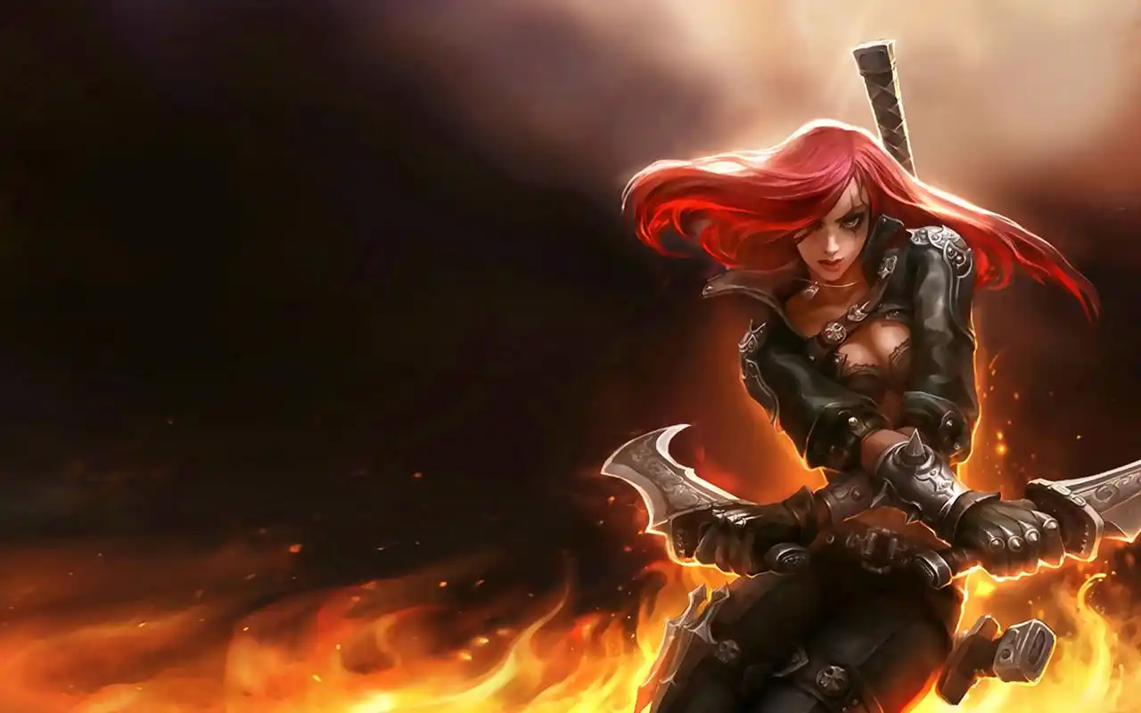 《英雄联盟》卡特琳娜游戏高清桌面壁纸