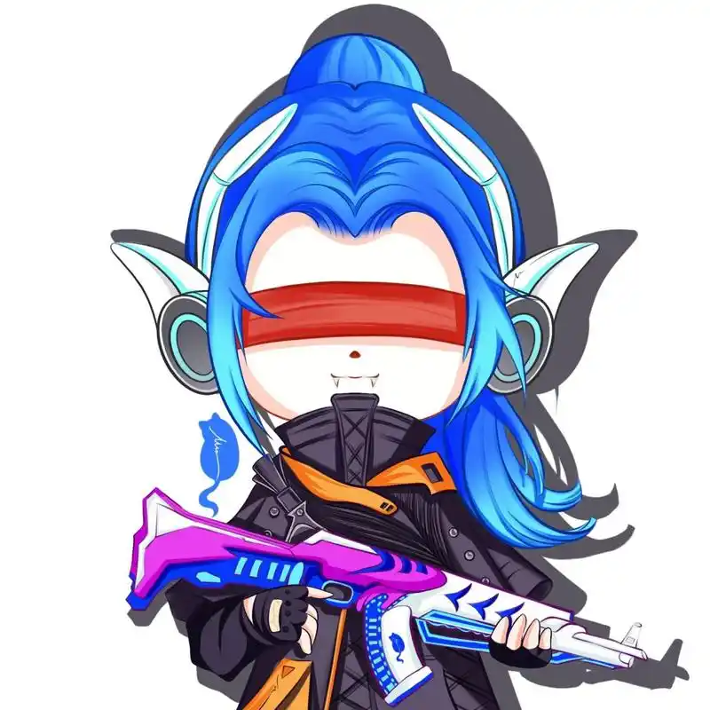 头像  和平精英头像 火箭少女发型 q版头像    原创不易请勿盗用,临摹