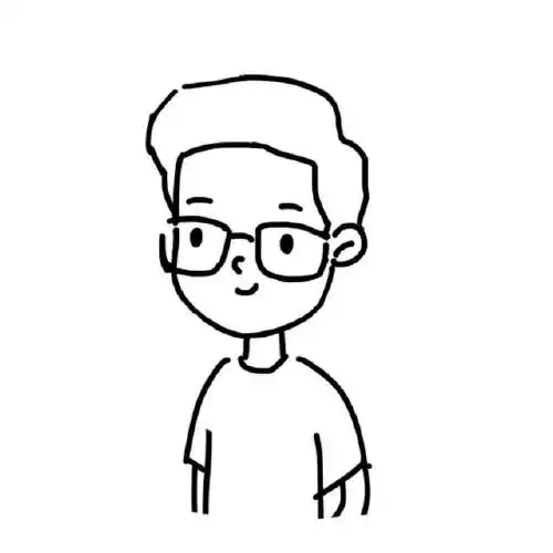 进来拿男头|极简黑白线条男生头像