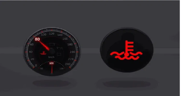 冷却液不足故障灯图标