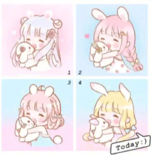 四个人闺蜜头像