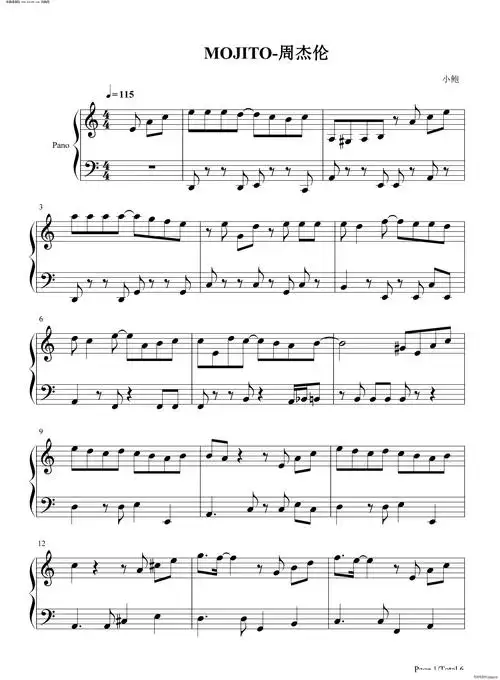 mojito完整版周董新歌