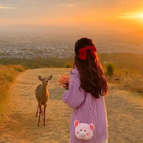 不露脸女生背影头像