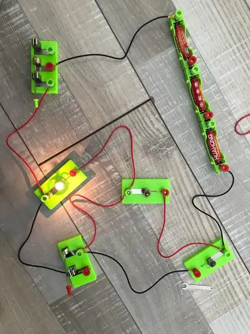 物理实验实物加电路图