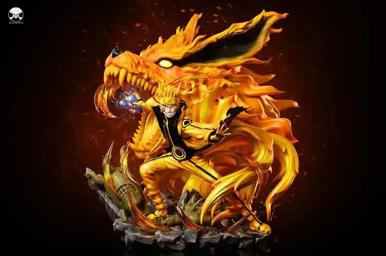 【预定优惠】燃风 漩涡鸣人 九喇嘛仙人模式 火影gk限量手办模型