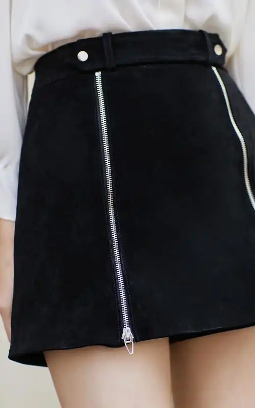 vero moda2021春季新款ins风猪剖层皮革短裤321111002 e37苍紫色 155