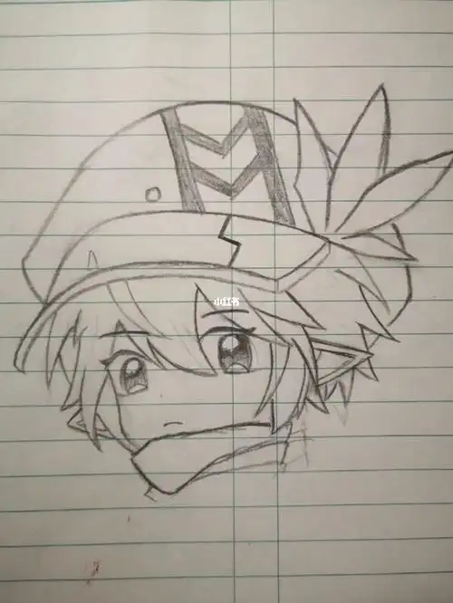 昨天上课摸鱼画了个卡米尔