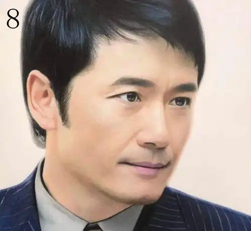 粉丝手绘苗侨伟40年经典造型,一眼认出杨康骆sir,却想不起其他