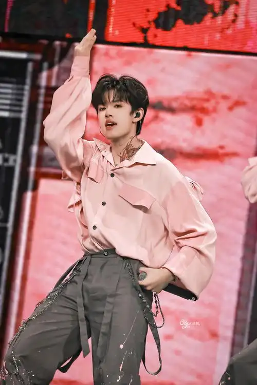 张极[超话]##张极 唯一主唱#粉色小极「vibe」 tf家族生于火焰广州