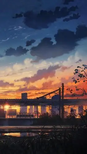 唯美治愈插画壁纸,那个宁静的夏天,那片风景