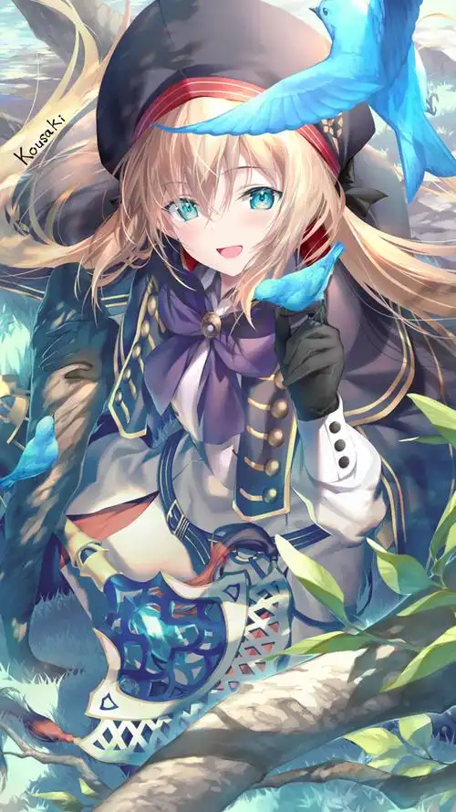 二次元御姐美女手机壁纸