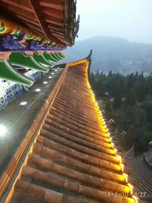 工程专用led户外瓦楞灯3w5w月亮灯凉亭瓦面投射灯黄光瓦片灯