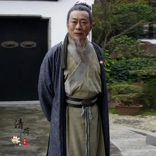 影视古装农民剧组群演服男汉服棉麻男侠客服民族服装