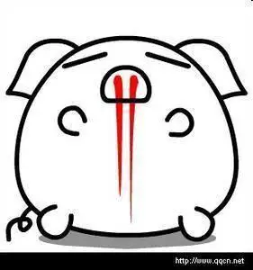 用简笔画鼻子流血