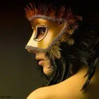 面具下的欧美美女头像女生霸气超拽酷