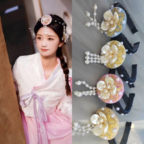 韩式民俗头发饰韩国韩服舞台演出头饰韩式发带儿童成人朝鲜族发箍