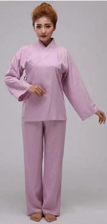 批发古装汉服中衣男女 古代襦裙内衣全棉套装 白色民族服装睡衣