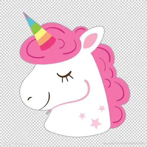独角兽透明底图片