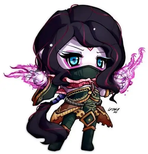 《dota2》q版英雄图片 妹子版屠夫登场