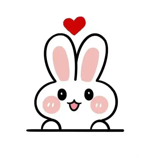 可爱卡通动物头像简笔画