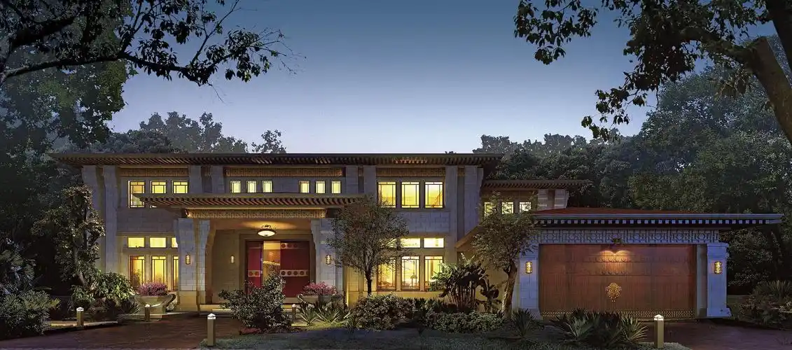 建筑设计公司(bla)和开发商龙湖地产有限公司共同打造的项目,颐和原著