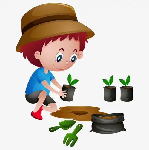 (全员参与此项活动,3月12日植树节期间参加学校的活动展,种植的植物一