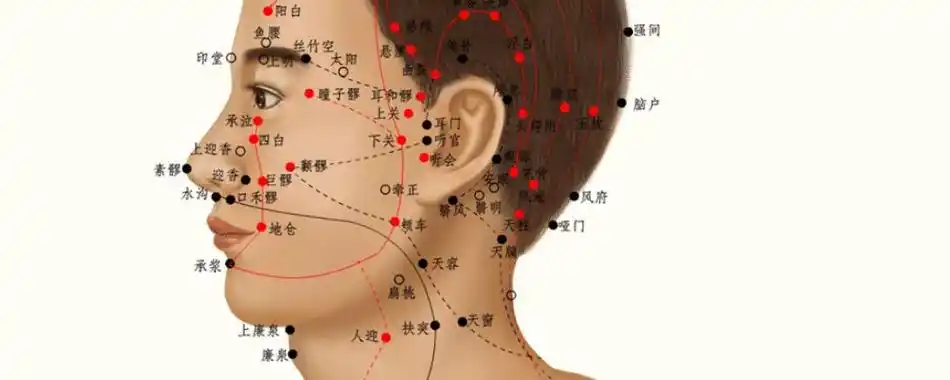 定位:耳垂前正中处(耳前下颌骨外缘凹陷处).