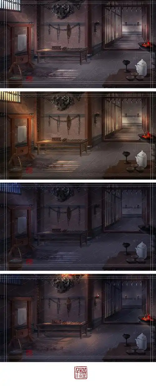 古风宫廷场景|插画|商业插画|槿千 - 原创作品 - 站酷 (zcool)