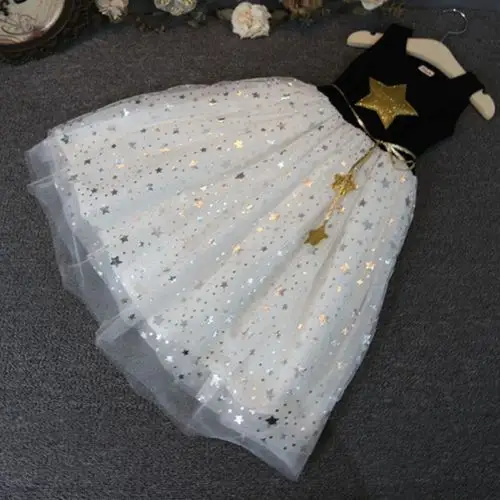 首页 服装 童装 童裙 >女童装五角星公主特色星星连衣裙工厂批发韩版