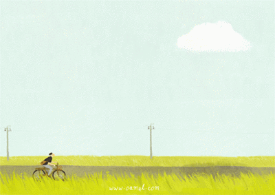 温暖有爱的gif动图,作者@卤猫