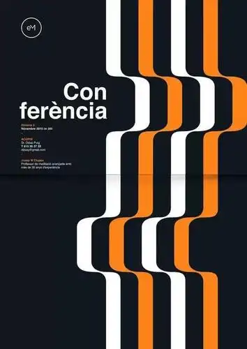 抽象创意宣传海报排版 板式设计