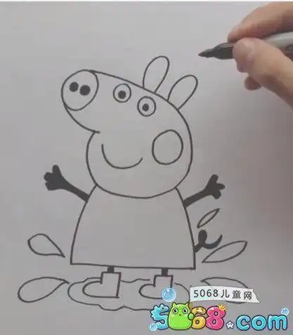 你可以下载个童画秀秀来看看呀上面有一些简笔画教程7一9岁儿童画大全