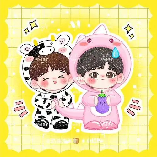 丁程鑫马嘉祺客单展示无偿约稿q版